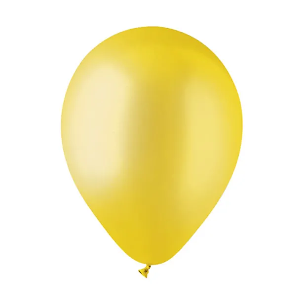 Latex Balloon 12" Pack 36 Bright Yellow (30.5cmD)