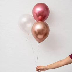 Latex Balloon 12" Pack 36 Metallic Red (30.5cmD)