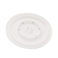 Lazy Susan Rotating Turntable Plastic White (28cmDx7cmH)