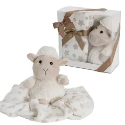 Leah the Lamb & Blanket Gift Pack Beige (25x12x25)