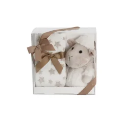 Leah the Lamb & Blanket Gift Pack Beige (25x12x25)