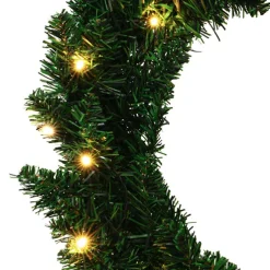 LED Arrow Pine Wreath Green (50cmD)