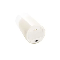 LED Glass Trueflame Flickering Event Pillar Candle 7.5x20cmH