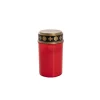 LED Sympathy Memorial Candle Red (6.5Dx12cmH)