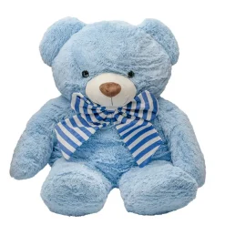 Liam Soft Giant Teddy Bear Blue (130cmHT/90cmST)