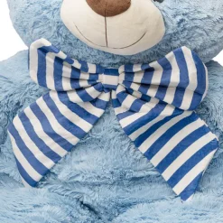 Liam Soft Giant Teddy Bear Blue (130cmHT/90cmST)