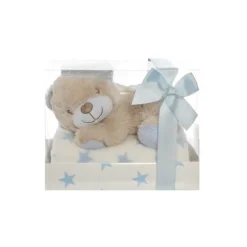 Liam Teddy Bear Gift Pack Blue (22cmHT)