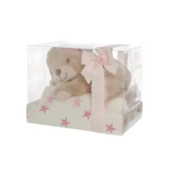 Lily Teddy Bear Gift Pack Pink (22cmHT)
