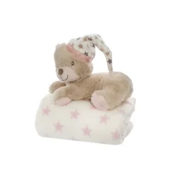 Lily Teddy Bear Gift Pack Pink (22cmHT)