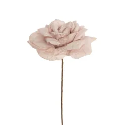 Lina Large Crepe Paper Rose Stem Powder Pink (24cmDx66cmH)
