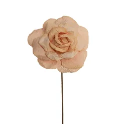 Lina Large Crepe Paper Rose Stem Nude (24cmDx66cmH)