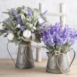 Logan Metal Watering Jug Zinc Silver (12Dx13cmH)