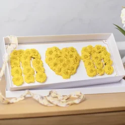 Love Mum Rose Flower Box with Foam Insert White(61x26x11Hcm)