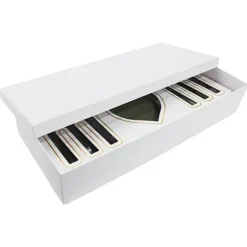 Love Mum Rose Flower Box with Foam Insert White(61x26x11Hcm)