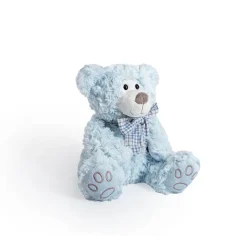 Luke Teddy Bear Baby Blue (20cmH)