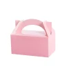 Lunch Box Cardboard Pink 5pk (20x16x12cm)