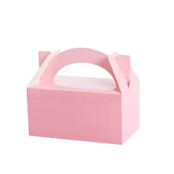 Lunch Box Cardboard Pink 5pk (20x16x12cm)