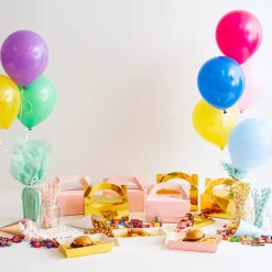 Lunch Box Cardboard Pink 5pk (20x16x12cm)