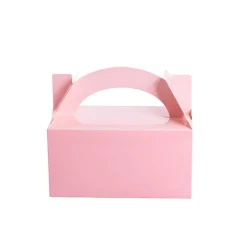 Lunch Box Cardboard Pink 5pk (20x16x12cm)