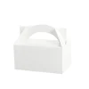 Lunch Box Cardboard White 5pk (20x16x12cm)