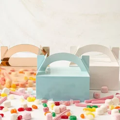 Lunch Box Cardboard White 5pk (20x16x12cm)