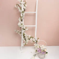 Lush Cherry Blossom Garland White (183cmL)