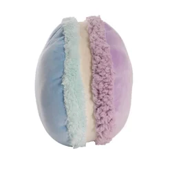 Macaron Cookie Squish Pillow Plush Puff Blue (30cmD)