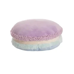 Macaron Cookie Squish Pillow Plush Puff Blue (30cmD)