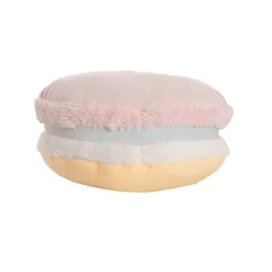 Macaron Cookie Squish Pillow Plush Puff Pink (30cmD)