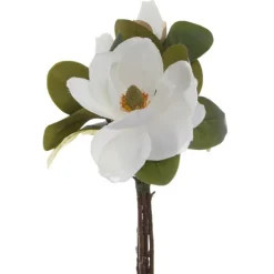 Magnolia Flower Bouquet with Buds White (53cmH)