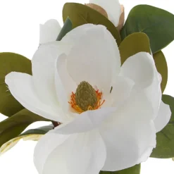 Magnolia Flower Bouquet with Buds White (53cmH)