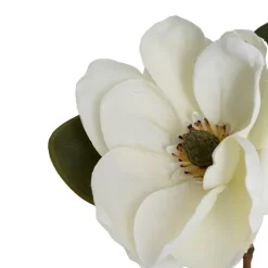 Magnolia Flower Stem White (52cmH)