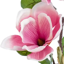 Magnolia Open Flower Spray with Bud Mauve (71cmH)
