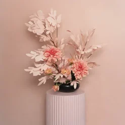 Maple Leaf Spray Soft Pink (80cmH)