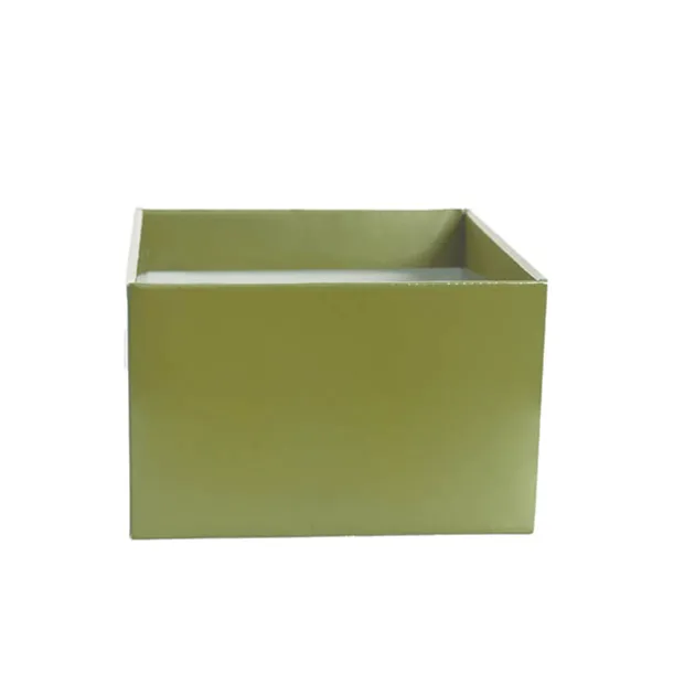 Medium No.6 Posy Box Autolock Base Pk10 Moss (16x12cmH)