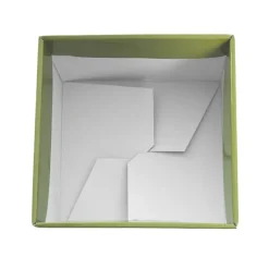 Medium No.6 Posy Box Autolock Base Pk10 Moss (16x12cmH)
