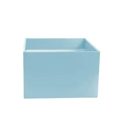 Medium No.6 Posy Box Autolock Base Pk10 Baby Blue (16x12cmH)