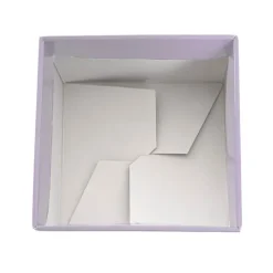 Medium No.6 Posy Box Autolock Base Pk10 Lavender (16x12cmH)