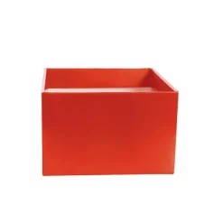 Medium No.6 Posy Box Autolock Base Pk10 Red (16x12cmH)