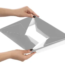 Medium No.6 Posy Box Autolock Base Pk10 Silver (16x12cmH)