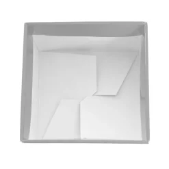 Medium No.6 Posy Box Autolock Base Pk10 Silver (16x12cmH)