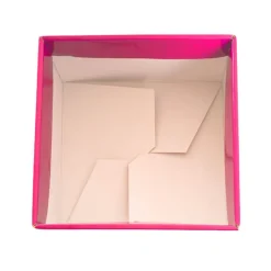 Medium No.6 Posy Box Autolock Base Pk10 Hot Pink (16x12cmH)