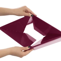 Medium No.6 Posy Box Autolock Base Pk10 SugarPlum (16x12cmH)