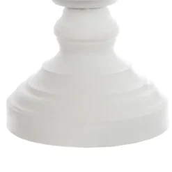 Metal Bowl Footed White (40x23.5cmH)