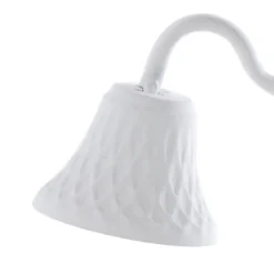 Metal Candle Extinguisher White (38cmH)