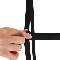 Metal Centrepiece Flower Table Stand KD Black (25x25x95cmH)