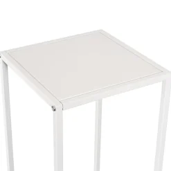 Metal Centrepiece Flower Table Stand KD White (25x25x95cmH)