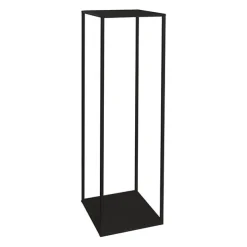 Metal Centrepiece Flower Table Stand KD Black (30x30x110cmH)