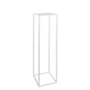 Metal Centrepiece Flower Table Stand KD White (20x20x80cmH)