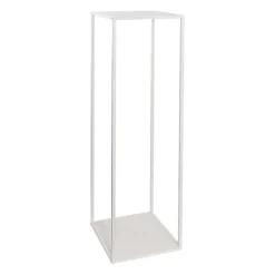 Metal Centrepiece Flower Table Stand KD White (30x30x110cmH)